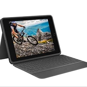 Logitech Rugged Folio iPad (7th,8th,9th GEN) Protective Keyboard Case w/Keyboard